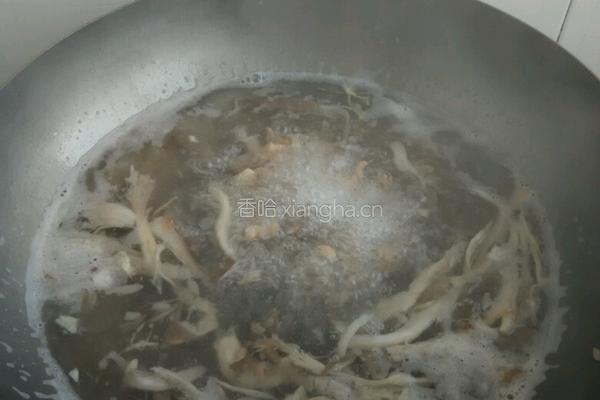 鲜菇肉丝汤的做法图解6