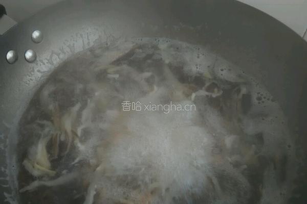 鲜菇肉丝汤的做法图解7