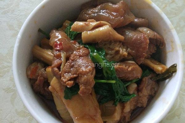 竹笋烧牛肉的做法图解11