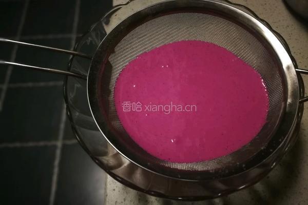 火龙果椰香糯米糕的做法图解7