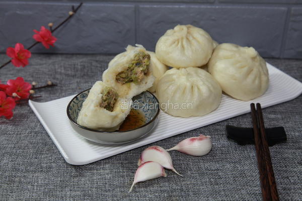 豆角肉末包子的做法图解17