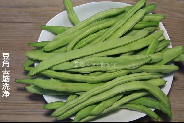 豆角肉末包子的做法图解3
