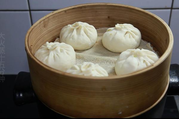 豆角肉末包子的做法图解15