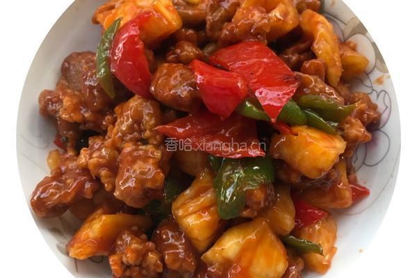 菠萝咕老肉的做法图解4