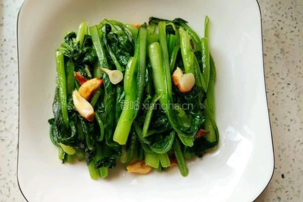 清炒芥蓝的做法图解6