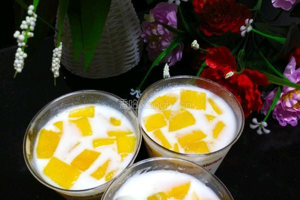 酸奶芒果布丁的做法图解7