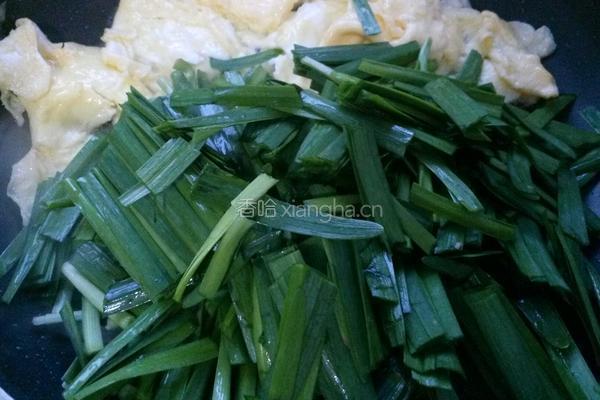 韭菜炒鸡蛋的做法图解6