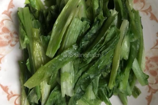 油淋油麦菜的做法图解2