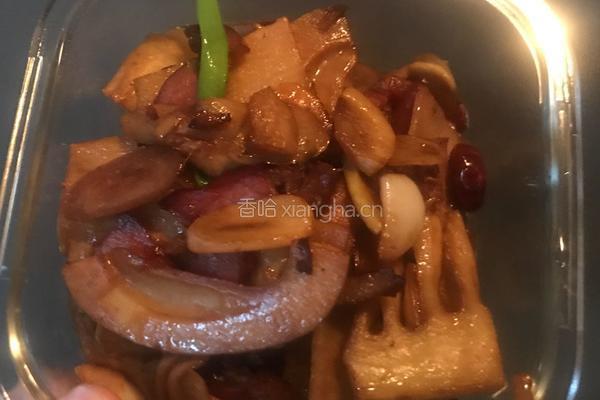 腊肉烧冬笋的做法图解6