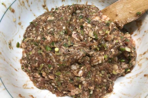 牛肉大葱灌汤包的做法图解1