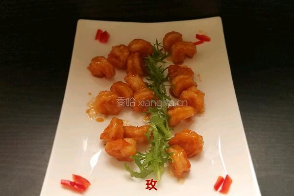 茄汁烹鲜虾的做法图解14