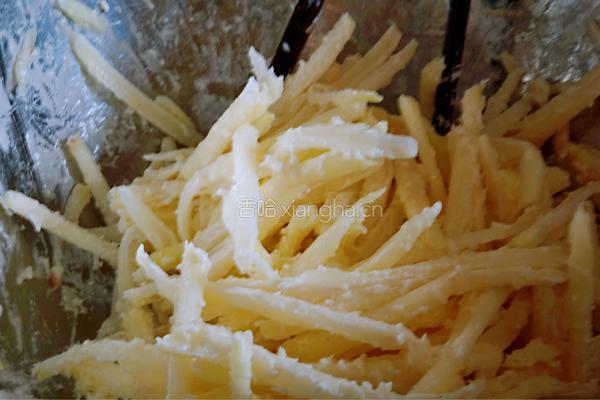 葱香土豆丝饼的做法图解3