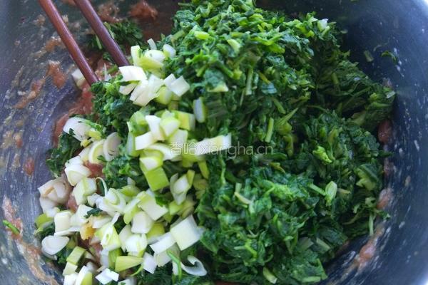 荠菜猪肉馄饨的做法图解6