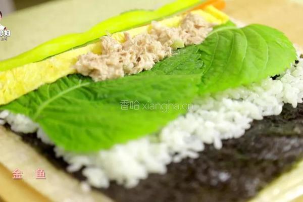 金枪鱼紫菜卷饭的做法图解12