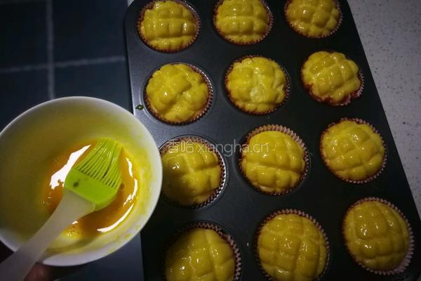 脆皮小菠萝包的做法图解15