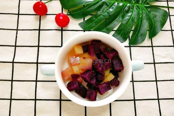 宝宝土豆紫薯玉米羹的做法图解6