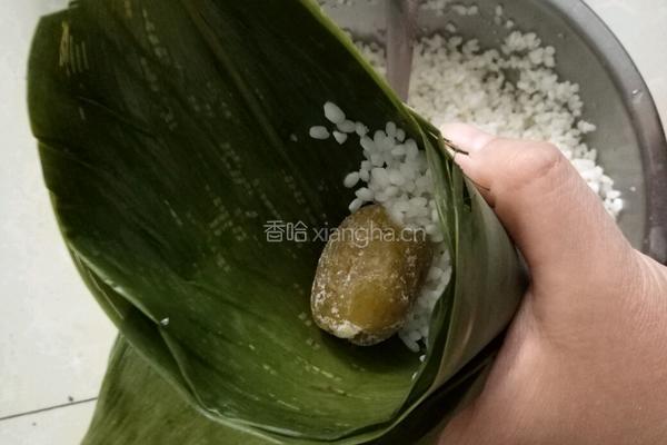 家庭简单蜜枣粽子的做法图解4