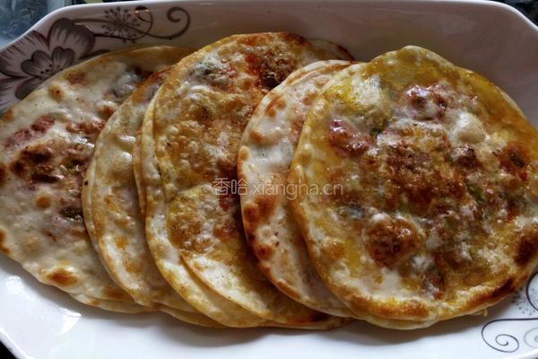饺子皮版葱油饼的做法图解3