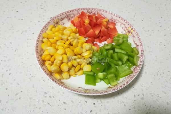 菠萝炒饭的做法图解4