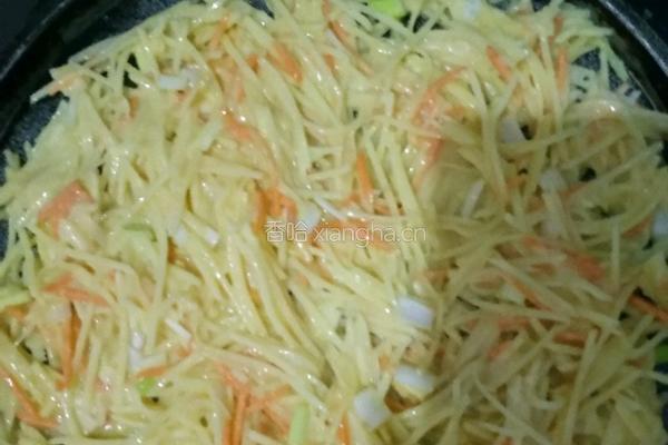 土豆丝饼的做法图解6