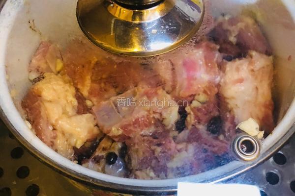 蒜蓉豆豉排骨的做法图解5