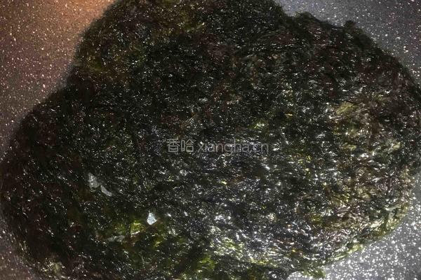 芝麻紫菜酱的做法图解3