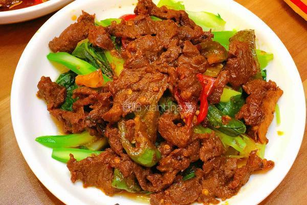 香辣孜然牛肉的做法图解2