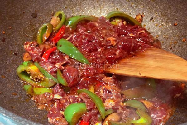 香辣孜然牛肉的做法图解5