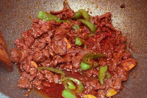 香辣孜然牛肉的做法图解7
