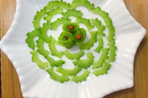蜜酱苦瓜的做法图解3