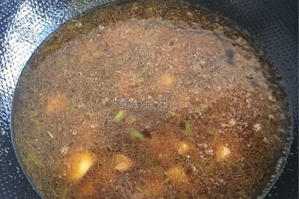 猪肉烩小白菜的做法图解4