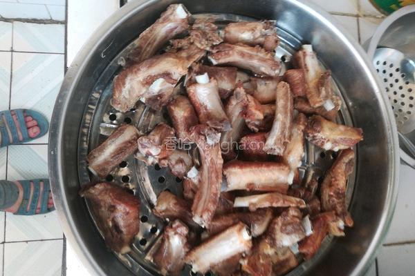 干煸排骨豆角土豆条的做法图解6