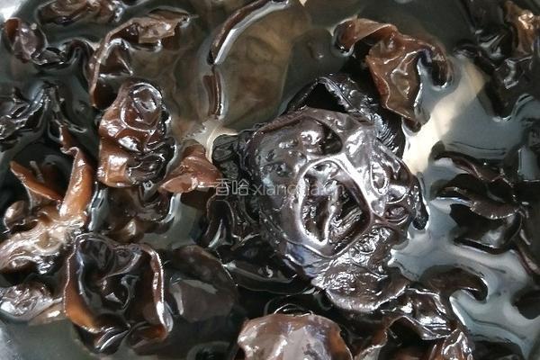 清炒木耳干豆腐的做法图解1