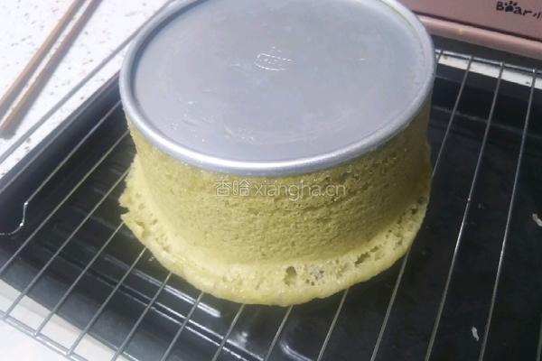 抹茶蔓越莓发糕的做法图解7