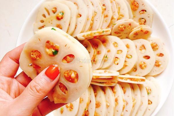 炸藕饼的做法图解3
