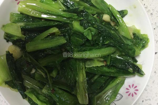 炝炒青菜