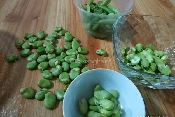 蚕豆米饭的做法图解1