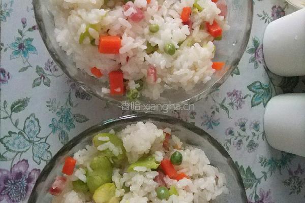 蚕豆米饭的做法图解4