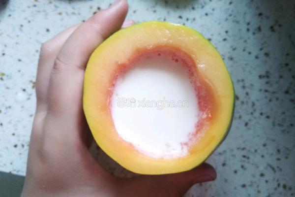 木瓜奶冻的做法图解4
