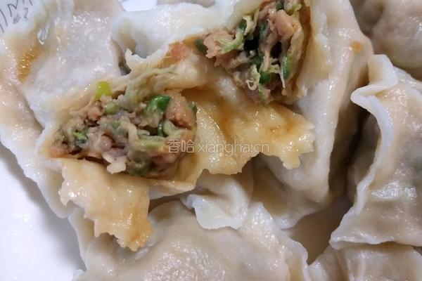 槐花饺子的做法图解13