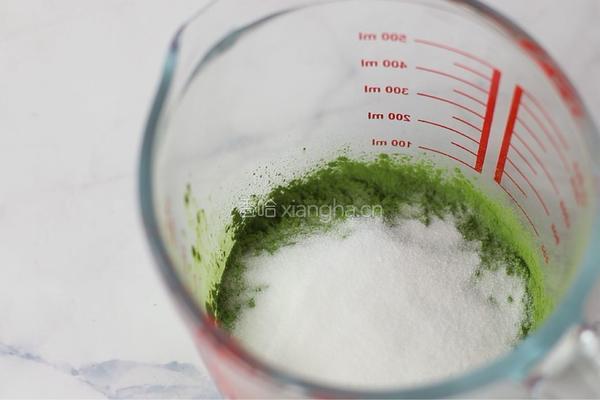 抹茶牛奶的做法图解3
