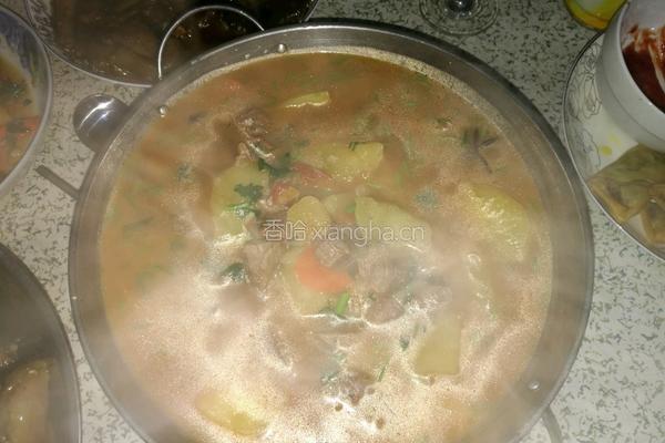 西红柿土豆牛肉汤的做法图解7