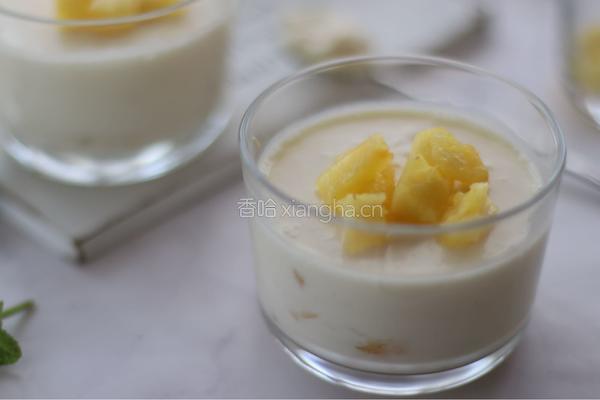 酸奶菠萝慕斯杯的做法图解17
