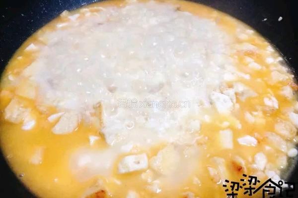 蟹黄豆腐的做法图解12
