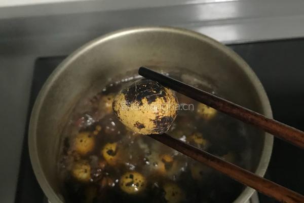 自制美味美肤五香鹌鹑蛋的做法图解7
