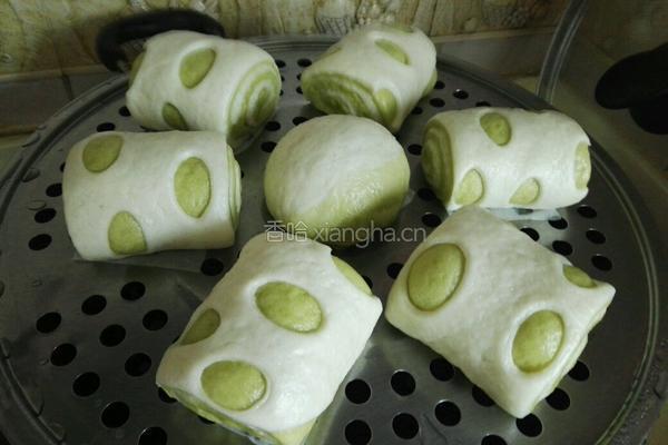 菠菜馒头的做法图解8