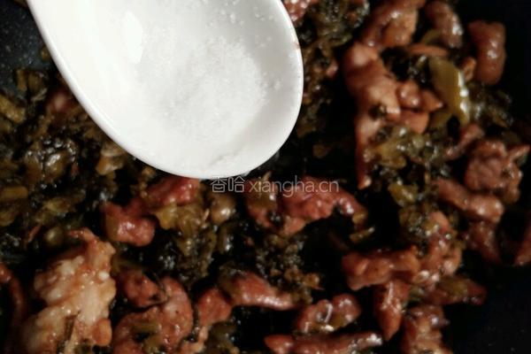 雪菜肉丝面的做法图解6