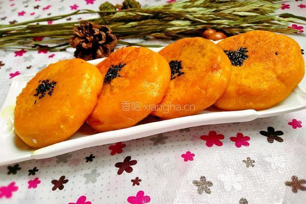 南瓜豆沙饼的做法图解10