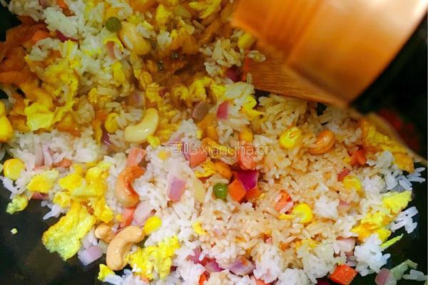 腰果蛋炒饭的做法图解11