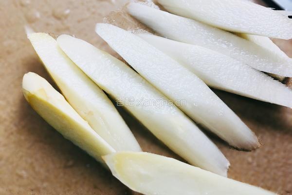 脆炒白芦笋的做法图解2